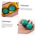 Fomiyes 8 Stk Turquoise Handball & Baoding Balls - Strengthen Wrists & Enhance Health | Chinese Meridian Bouncing Balls - Buy Online on GoSupps.com