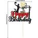 1Pc Cheers to 18 Years Birthday Cake Topper Glitter Hello 18 Sweet 18 Cake Pick Eighteen Years Old Birthday Cake Decoration for 18th Birthday Basketball Sports Party Supplies Black Multicolour-12 - Buy Online on GoSupps.com