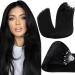 Hetto Microring Extensions Real Hair Black Microring Extensions Remy Microring Hair Announcement smooth microring real hair extensions black microring hair recovery real hair black #1 35cm 40g 35-1 mr #1