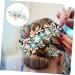 HAPINARY Hair Plug Bride Headpiece Rhinestone Hair Clip Bridal Hair Clip Hair Clips Combs for Women Floral Hair Comb for Women Hair Clip for Wedding Rose Hair Clip Tiaras for Gajra - Buy Online on GoSupps.com
