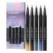 Glitter Liquid Eyeliners - Waterproof Eye Liner Eye Liner Pencil 5 Colors Color Eyeliners Smudge-Proof Long-Lasting Glitter Eye Liner Pencil for Dance Night Live Performance B