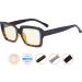 CessBlu Ladies Oversized Blue Light Filter Glasses - UV Blocking Computer Readers in Tortoise Style 2.5x Magnification - Buy Online on GoSupps.com