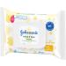 Johnson's Baby Disposable Hand & Face Cleansing Wipes 25 ct - Gentle 99% Germ & Dirt Removal for Delicate Skin, Pre-Moistened, Allergy-Tested, Paraben & Alcohol-Free - Buy Online on GoSupps.com