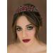 SweetV Red Crystal Princess Crown Tiara for Women - Perfect for Weddings, Proms, Birthdays, and More! - Buy Online on GoSupps.com