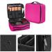Forrica Cosmetic Bag for Women | Portable Makeup Organizer & Travel Case | Red Makeup Suitcase - Buy Online on GoSupps.com