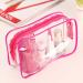 TSA Approved Clear Travel Toiletry Bag - Quart Size Cosmetic Pouch for Airport Security (Pink) - Buy Online on GoSupps.com