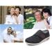 Orthopaedic Diabetic Shoes for Men | Adjustable Boots for Swollen Feet | Black Grey | Size 12 - Buy Online on GoSupps.com