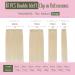 Elailite Clip-in Extensions - Remy Human Hair Double Weft Thick Volume Straight 25cm 110g #70 White Bleach - Shop Now! - Buy Online on GoSupps.com