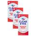 Clear Eyes Redness Relief Lubricant Redness Relief Eye Drops 0.5 oz (Pack of 3)