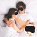 80 Pcs Sleep Mask and Reusable Earplugs Set for Noise Cancelling - Silicone Strap Blindfold Cover and Hearing Protection for Women Men Kids - Buy Online on GoSupps.com