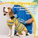 Kuoser Breathable Post-Op Dog Body Suit | Medical Recovery Wear for Dogs & Cats | Green & Yellow - Ideal After Surgery & Castration - Buy Online on GoSupps.com