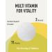 FromBIO Vitality Multivitamin Chewable - 11 Vitamins, 2 Minerals (Zinc and Selenium) - 60 Tablets - Buy Online on GoSupps.com
