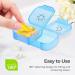 Buy AUVON Weekly Pill Organizer 2x Daily with Leather Bag - Portable 7-Day AM PM Pill Box for Vitamins & Medications - Buy Online on GoSupps.com