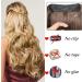 Hair Extensions Clip in Long Wavy Synthetic Hair Extension Invisible Wire No Clips In Hair Extensions Secret Fish Line One Piece Extensions Hairpieces Hair Hair Pieces(SQ88-12H613 16inches) 16inches SQ88-12H613 - Buy Online on GoSupps.com