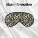 Jungle Sleep Mask - Adjustable Double-Sided Eye Mask for Ultimate Comfort & Eye Care | Soft Sleeping Eye Covers to Reduce Eye Edema - Buy Online on GoSupps.com