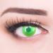 Colored Demon Nezuko Green Contact Lenses - Highly Opaque Anime Cosplay Lenses for Halloween & Carnival - 1 Pair with Free Lens Case - Buy Online on GoSupps.com