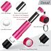 2 Pcs Mini UV Nail Lamp with Stamper & Scraper Plate - Portable LED Light Dryer for DIY Nail Art - Buy Online on GoSupps.com