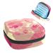 GIAPB Period Bag Sanitary Napkin Storage Bag Period Pouch Travel Makeup Bag Pink Flower Color4923