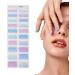 Gel Nail Wraps | Glitter Nail Stickers for Gel Polish Gel Nail Strips Manicure with Nail Lamp Semi Cured Nail Gel Polish Wraps Set for Home Nail Curing N036 - Buy Online on GoSupps.com