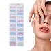Generic Gel Nail Stickers Glitter Nail Stickers for Gel Polish Gel Nail Strips Manicure with Nail Lamp Semi Cured Nail Gel Polish Wraps Set for Home Nail Curing N036