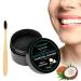 Activated Charcoal Teeth Whitening Set powder toothpaste tooth powder made of coconut coal - natural tooth powder tooth lighting powder color -corrected tooth powder for dirty mouth