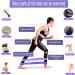 Folai Resistance Tapes Set - 5 Fitness Bands | 100% Natural Latex for Muscle Building Yoga & Gymnastics | German Instructions & Storage Bags - Purple - Buy Online on GoSupps.com