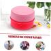 minkissy 1 Set Cream box cream jar with sealed lid silicone cream jar travel container for cream face cream pot silicone makeup containers salve jar Storage Box Miss Silica gel lips 6.5X6.5X4.5CM Pink - Buy Online on GoSupps.com