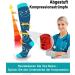 Blongw Compression Stockings for Men - 6 Pairs Knee Support Socks for Sports Travel & Cycling - Assorted Sizes S-M - Buy Online on GoSupps.com