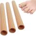 Chiroplax Toe Tubes Sleeves Protectors Cushions Fabric & Gel Lining Finger Toe Separator Tubing for Bunion Hammer Toe Callus Corn Blister (3 Pack Large)