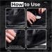 Zengear Down Jacket Repair Patches - Waterproof Nylon Fabric for Clothing and Gear - 11 Pieces, Black - Buy Online on GoSupps.com