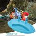 SHINYLYL Bird Bath Tub Bowl Hanging Toy for Parrot Budgie Cockatiel Cage (Blue) - Buy Online on GoSupps.com