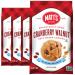 Matt's Bakery | Cookies | Soft-Baked, Non-GMO, All-Natural Ingredients; 4 Bags (10.5oz Each) (Cranberry Walnut)