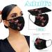Ypinglonk 10-Piece Black Disposable 3-Layer Mouth Protection with Rhinestone Butterfly Motif - Breathable Non-Woven Face Masks for Adults | International Shipping Available - Buy Online on GoSupps.com