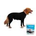 Shed Defender Body Suit for Dogs - Original anti Shedding Shirt Reduce Dog Hair Dog Onesie Surgery Recovery Suit Anxiety Calming Car Seat Cover E -Collar Hot Spots Jumpsuit (Black XXS) XXS (4 - 5 kgBlack