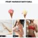 Milisten Infant Bath Sponge 2Pcs Ice Cream Loofah Sponge - Exfoliating Body Scrubber for Men Women Kids - 17x12x12cm - Light Yellow Pink - Buy Online on GoSupps.com