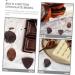 ibasenice Cutetito 12pcs Chocolate Decor Faux Dessert Shop Display Prop Pvc Doll House Little Vacation Vogueish - Buy Online on GoSupps.com