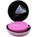 Sileu Travel Pack: Menstrual Cup Model Rose - Size S Transparent Flexible - Includes Pink Case & Folding Stylizer - Buy Online on GoSupps.com