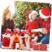 KOMBIUDA Party Snack Pouch 3 Pcs Christmas Storage Bag Candy Bags Holiday Treats Pouch Christmas Drawstring Bag Christmas Bag 30X18CM Assorted Color - Buy Online on GoSupps.com