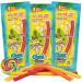 3 x Warheads Tropical Ooze Chewz Ropes Sweet and Sour Chewy Candy with Soft Center Assorted Fruit Flavored Shareable Bagged Candies 70g - Buy Online on GoSupps.com