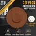 Skin Grip Adhesive Patches for Freestyle Libre 2 - 20 Pack, Waterproof & Sweatproof, 10-14 Days Wear, Sensor Cover, Chocolate - Buy Online on GoSupps.com