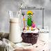 18pcs Green Glitter Cartoon Cucumber Dessert Cupcake Topper for A Big Dill Vegetable Fruit Funny Pickle Theme Decor Supplies Men Women Birthday Anniversary Wedding Party Decoration - Buy Online on GoSupps.com