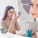 Gray Camouflage Cute Contact Lens Case | Portable Round Travel Kit with Mirror for Daily Outdoor Use - Shop Now - Buy Online on GoSupps.com