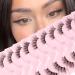 Glowingwin Half Lashes: Cat Eye False Eyelashes, Natural Look, 10 Pairs Corner Lashes, Handmade Reusable Mink Fluffy Lashes - Clear Band Half Lashes-09 - Buy Online on GoSupps.com