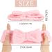 GOTH Perhk 4 Pack Spa Bowknot Hair Bands Coral Fleece Makeup Headband Elastic Head Wrap for Washing Face Shower Yoga Sports Skincare(Beige Pink Blue Navy Blue) - Buy Online on GoSupps.com