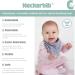Cheeky Chompers Neckerchew and Neckerbib Bundle - Teething Bibs for Toddlers and Babies - Bandana Style - Baby Bib Gift Set - 4 Dribble Bibs - Preppy Stripes & Baby Dino - Buy Online on GoSupps.com