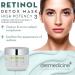 Retinol Detox High Potency Mask 3% - Natural & Organic Botanical Extracts for Clearer Skin | Soothing & Oil Control Rinse Off Treatment - Buy Online on GoSupps.com