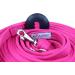Paris Tack Premium Softgrip 34' Cotton Swivel Lunge Line with Rubber Stopper - Charcoal - Buy Online on GoSupps.com