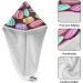 Macarons Parisien Dry Hair Cap - 2 Piece Quick Drying Towel Set with Button Headband | Super Absorbent & Comfortable - Buy Online on GoSupps.com