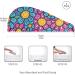 Colorful Hippie Flower Hair Towels 2 Pack | Super Absorbent Quick Dry Hair Turbans for Women & Girls - Buy Online on GoSupps.com