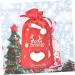 Abaodam 10pcs Christmas Treat Bags Sacks Christmas Party Favor Bag Bag Candy Non-woven Bags - Buy Online on GoSupps.com